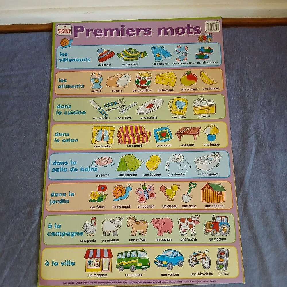 Learning French Educational Posters 30